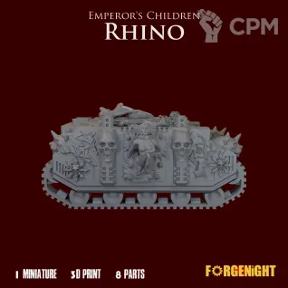 Описание картинки Emperor's Children rhino от ForgeNight по цене 2 000руб | Свободный Рынок Миниатюр - СРМ