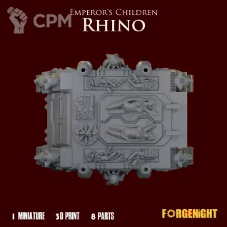 Описание картинки Emperor's Children rhino от ForgeNight по цене 2 000руб | Свободный Рынок Миниатюр - СРМ