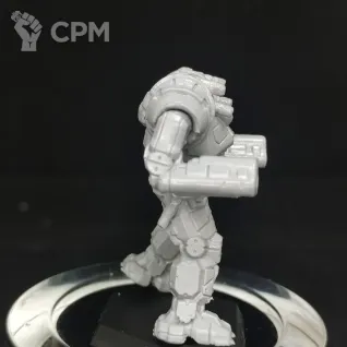 Описание картинки Gunslinger GUN-1ERD (85 тонн) от Dwarf Pirate Foundry по цене 450руб | Свободный Рынок Миниатюр - СРМ