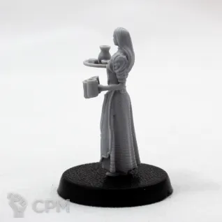 Описание картинки Барменша от Fantasy Minis по цене 250руб | Свободный Рынок Миниатюр - СРМ