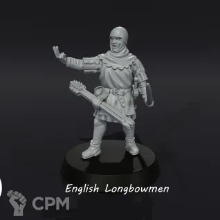 Описание картинки English longbowman от Recruiter по цене 200руб | Свободный Рынок Миниатюр - СРМ