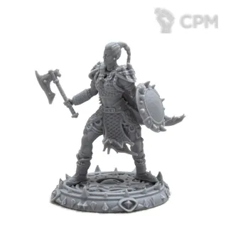 Описание картинки Female Barbarian 28mm от Fantasy Minis по цене 550руб | Свободный Рынок Миниатюр - СРМ