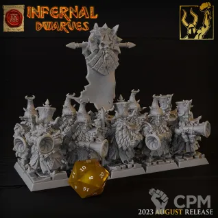 Описание картинки Chaos Dwarfs Blunderbusses от Barduck Miniatures по цене 1 684руб | Свободный Рынок Миниатюр - СРМ