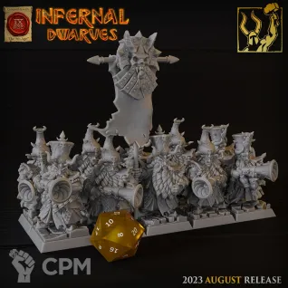 Описание картинки Chaos Dwarfs Blunderbusses от Barduck Miniatures по цене 1 684руб | Свободный Рынок Миниатюр - СРМ