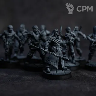 Описание картинки Банда разбойников Злого Мага от Dark Craft Hobby по цене 1 686руб | Свободный Рынок Миниатюр - СРМ