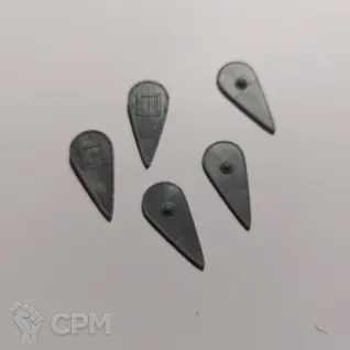 Описание картинки Щит капля плоский, пластик Виктрикс от V130177@mail.ru по цене 15руб | Свободный Рынок Миниатюр - СРМ