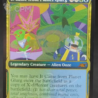 Описание картинки It Came from Planet Glurg (Galaxy Foil, UND, 512) от Барахолка Баллиоза по цене 120руб | Свободный Рынок Миниатюр - СРМ