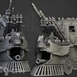 Описание картинки The Iron Opinicus от 3DPrintClub по цене 3 500руб | Свободный Рынок Миниатюр - СРМ