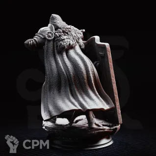 Описание картинки Elite Crossbow Knight - Erik of the Scarlett Road от PocketSized Prints по цене 300руб | Свободный Рынок Миниатюр - СРМ