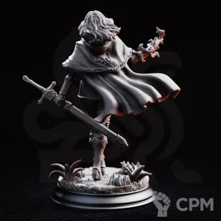 Описание картинки Spellknight Defender - Erina of Amarth от PocketSized Prints по цене 300руб | Свободный Рынок Миниатюр - СРМ