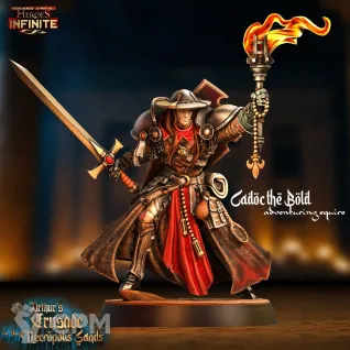 Описание картинки Bretonnia Cadoc the Bold от Barduck Miniatures по цене 269руб | Свободный Рынок Миниатюр - СРМ