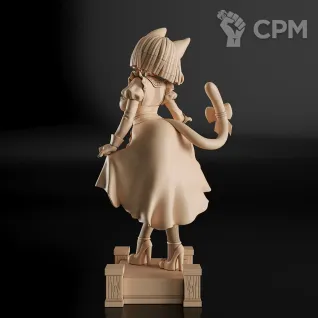 Описание картинки Ankha Maid Фигурка (Animal Crossing) от GAS3TXD  по цене 2 900руб | Свободный Рынок Миниатюр - СРМ