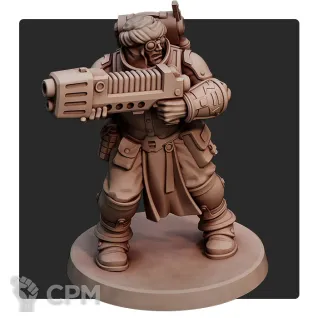 Описание картинки Штурмовой отряд Пустынных ястребов Талларна — Янычары / Warhammer 40k Астра Милитарум от Лавка Приключенца по цене 599руб | Свободный Рынок Миниатюр - СРМ