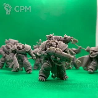 Описание картинки Strike team Sark от Master of Miniatures по цене 700руб | Свободный Рынок Миниатюр - СРМ