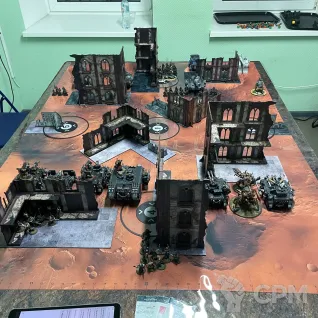 Описание картинки 44"x60" NEOPRENE BATTLE MAT: REDWASTE от BATTLEHAT по цене 5 890руб | Свободный Рынок Миниатюр - СРМ