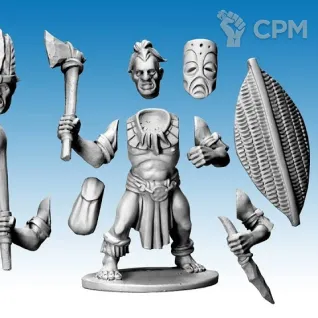 Описание картинки FrostGrave Tribals от Base 28 по цене 2 750руб | Свободный Рынок Миниатюр - СРМ
