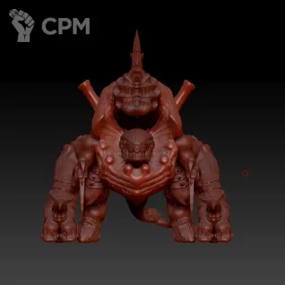 Описание картинки Exocrine от MrMetalHorror по цене 1 200руб | Свободный Рынок Миниатюр - СРМ