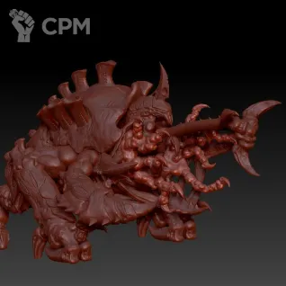 Описание картинки Exocrine от MrMetalHorror по цене 1 200руб | Свободный Рынок Миниатюр - СРМ