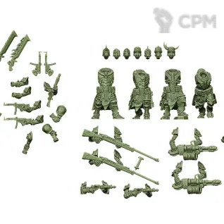 Описание картинки Anointed Heavy Infantry от Age of Printmar по цене 147руб | Свободный Рынок Миниатюр - СРМ