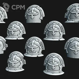 Описание картинки Sons of Horus CSM Shoulder Pads от Saudad по цене 300руб | Свободный Рынок Миниатюр - СРМ