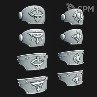Описание картинки Sons of Horus Shoulder Pads от Saudad по цене 300руб | Свободный Рынок Миниатюр - СРМ