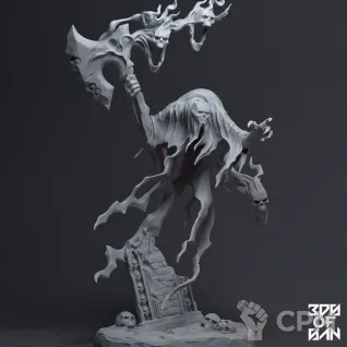 Описание картинки Nighthaunt Lord Executioneer от Barduck Miniatures по цене 317руб | Свободный Рынок Миниатюр - СРМ