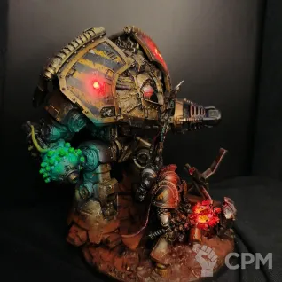 Описание картинки Dreadnought Saturnine and centurion Iron Warriors от @Avdohaprint по цене 6 000руб | Свободный Рынок Миниатюр - СРМ