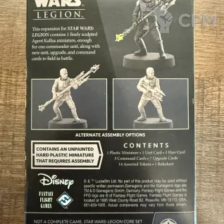 Описание картинки Star Wars Legion - Agent Callus Commander Expansion от Mini Wargame по цене 2 507руб | Свободный Рынок Миниатюр - СРМ