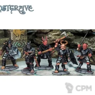 Описание картинки Frostgrave Demons от Base 28 по цене 2 750руб | Свободный Рынок Миниатюр - СРМ