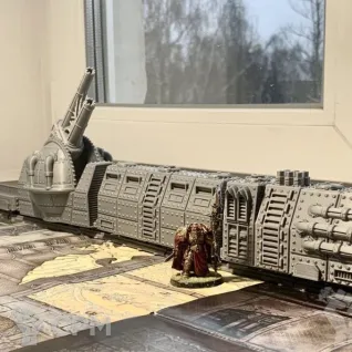 Описание картинки Бронепоезд от 3D Wargaming по цене 2 422руб | Свободный Рынок Миниатюр - СРМ