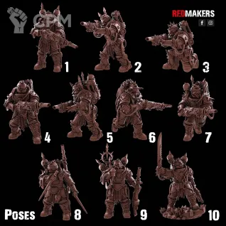 Описание картинки Мятежная солярная ауксилия от 3D Wargaming по цене 1 500руб | Свободный Рынок Миниатюр - СРМ