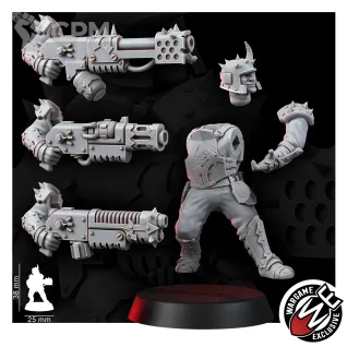 Описание картинки RENEGADES OF PAIN COMMAND SQUAD Командный отряд ренегатов от WastelandMiniatures по цене 730руб | Свободный Рынок Миниатюр - СРМ