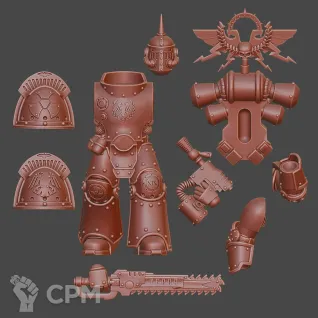 Описание картинки Капитан Ланиус/Captain Lanius от rosa_3d по цене 332руб | Свободный Рынок Миниатюр - СРМ