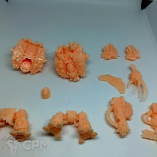 Описание картинки Дредноуты гвардии смерти (Death guard) от Орки с наГорки по цене 1 000руб | Свободный Рынок Миниатюр - СРМ