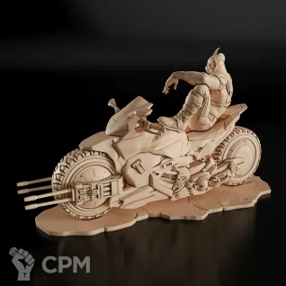 Описание картинки Modo Фигурка (Biker Mice from Mars) от GAS3TXD  по цене 5 400руб | Свободный Рынок Миниатюр - СРМ