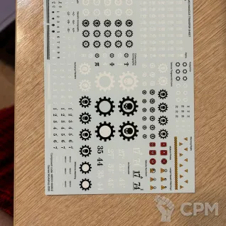 Описание картинки Adeptus Mechanicus transfer sheet от Nakatan по цене 500руб | Свободный Рынок Миниатюр - СРМ