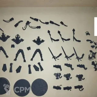 Описание картинки Warhammer 40000 Adepta Sororitas Paragon warsuits от Shadowsunwaifu по цене 1 400руб | Свободный Рынок Миниатюр - СРМ