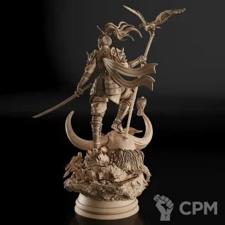 Описание картинки Urara Samurai Warrior Фигурка от GAS3TXD  по цене 5 600руб | Свободный Рынок Миниатюр - СРМ