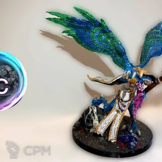 Описание картинки Daemon Prince от ZanozaCraft по цене 1 500руб | Свободный Рынок Миниатюр - СРМ