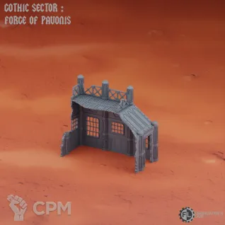 Описание картинки Pavonis campaign - Grimdark Industrial Ruins Set #3 от Кузница Миниатюр по цене 16 400руб | Свободный Рынок Миниатюр - СРМ