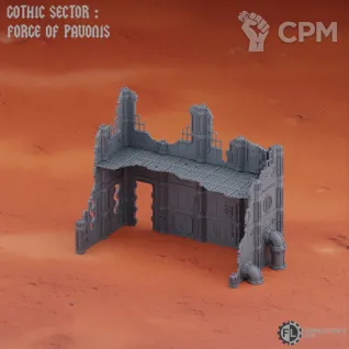 Описание картинки Pavonis campaign - Grimdark Industrial Ruins Set #3 от Кузница Миниатюр по цене 16 400руб | Свободный Рынок Миниатюр - СРМ