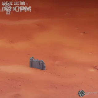 Описание картинки Pavonis campaign - Grimdark Industrial Ruins Set #3 от Кузница Миниатюр по цене 16 400руб | Свободный Рынок Миниатюр - СРМ