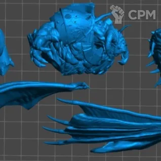 Описание картинки Daemon Prince от Хитрый гретчин  по цене 650руб | Свободный Рынок Миниатюр - СРМ