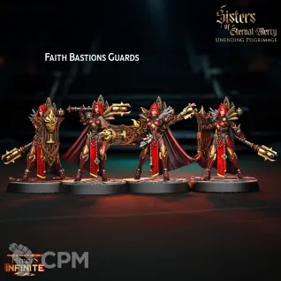 Описание картинки Faith Bastion Guard 4 шт. от Brutality по цене 1 000руб | Свободный Рынок Миниатюр - СРМ