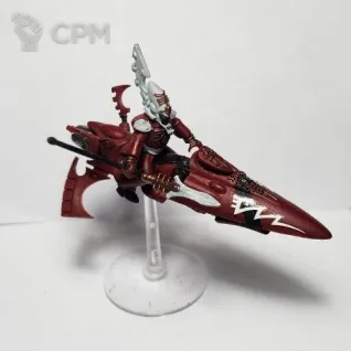 Описание картинки Farseer Skyrunner with singing spear, оригинал от Shamkin по цене 3 000руб | Свободный Рынок Миниатюр - СРМ