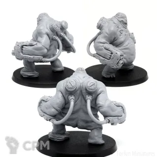 Описание картинки Манкубус (Mancubus, Doom) от Forfun Miniatures по цене 1 050руб | Свободный Рынок Миниатюр - СРМ