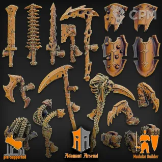 Описание картинки Герои Дедушки Нургла (альтернатива) от 3D Wargaming по цене 1 250руб | Свободный Рынок Миниатюр - СРМ