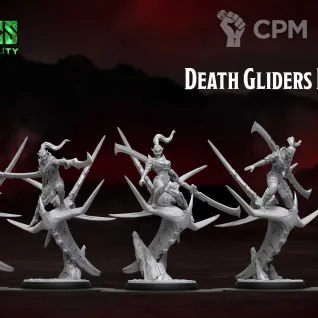 Описание картинки Death Gliders от Manufactorum76 по цене 2 000руб | Свободный Рынок Миниатюр - СРМ