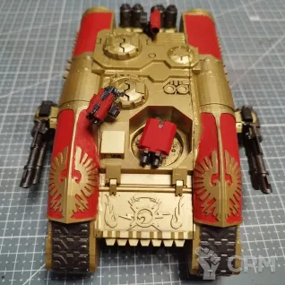 Описание картинки Venerable Land Raider Adeptus Custodes от ardraug по цене 1 900руб | Свободный Рынок Миниатюр - СРМ