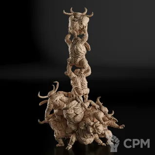 Описание картинки Nurglings Минифигурка (Warhammer) от GAS3TXD  по цене 2 100руб | Свободный Рынок Миниатюр - СРМ